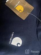 img 1 attached to Quality and Style Combined: Carhartt Boys' Hooded Long Sleeve Sweatshirt review by Brian Nicholas
