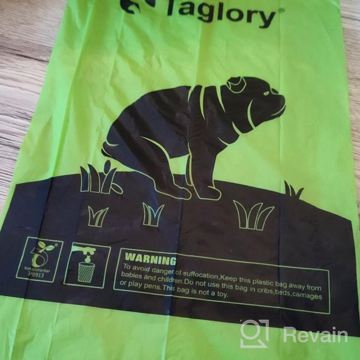 img 1 attached to Taglory Dog Poop Bag, 12 Rolls/ 180 Count Biodegradable Poop Bags For Dogs, Compostable Pet Waste Bags, Leak Proof, Lavender-Scented, 9 X 13 Inches review by Bryce Wohlman