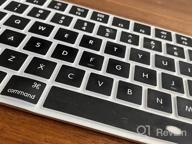 img 1 attached to Protect Your IMac Keyboard With ProElife Silicone Cover Skin - Full Size And Ultra-Thin, Wired USB MB110LL/B-A1243, Ideal For Apple Lovers (Black) review by Amicz Kakaruk