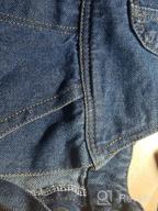 img 1 attached to Adorable KIDSCOOL SPACE Baby Boy Girl Jean Overalls: Trendy Toddler Ripped Denim Workwear review by Jon Larjin