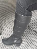 img 1 attached to Women'S Knee High Strappy Fall Winter Boots Flat Booties For Women By GLOBALWIN review by Tim Harris