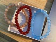 img 1 attached to 8Mm Round Beads Semi Precious Reiki Healing Crystals Handmade Stretch Bracelet - Bivei Natural Gem review by Rebecca Sparks