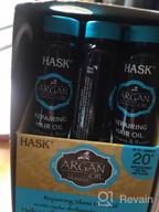 img 1 attached to HASK KERATIN PROTEIN Smoothing Hair Oil Vials For Shine And Frizz Control For All Hair Types, Color Safe, Gluten-Free, Sulfate-Free, Paraben-Free -12 Hair Oil Vials review by Shane Grosland