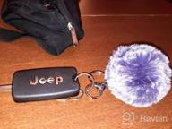 img 1 attached to Faux Rabbit Fur Ball Pom Pom Keychain Car Key Ring Handbag Tote Bag Pendant Purse Charm For Cityelf Cute review by Tami Francis
