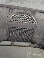 img 1 attached to Samyoung Mesh Back Lumbar Support Cushion | Breathable Office Chair & Car Seat 12" X 16 review by Bill Pool