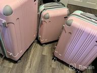 img 1 attached to Rockland London Hardside Spinner Wheel Luggage, Mint, Carry-On 20-Inch review by Stacy Malcolm