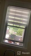 img 1 attached to LUCKUP White Horizontal Zebra Dual Roller Blinds Day And Night Curtains - Easy To Install 17.7" X 59" Window Shade - Optimal For SEO review by Chris Hamim
