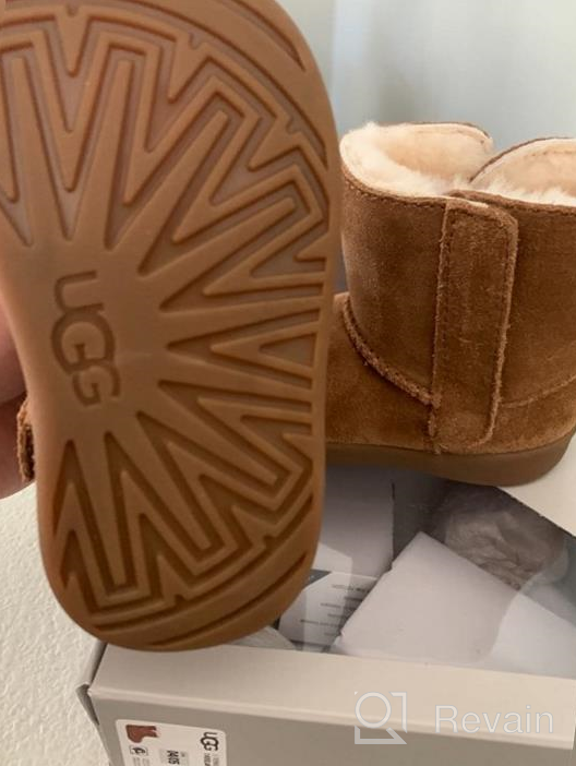 img 1 attached to 👢 UGG Kids' T Keelan Metallic Glitter Fashion Boot review by Mike Hernandez
