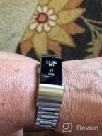 img 1 attached to Upgrade Your Fitbit Charge 2 With Oitom'S Premium Stainless Steel Replacement Band review by Don Taniguchi