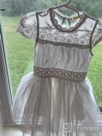 img 1 attached to Little Girl Lace Flower Dresses for Wedding Party, Easter & 👧 First Communion - Sizes 2T to 12 Years Old by Bow Dream review by Karla Schwinden