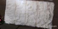 img 1 attached to Grey Faux Fur Rug For Bedroom - 4X4 Ft Round Area Rug Fluffy Shaggy Home Decor review by Nick Esquibel