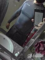 img 1 attached to Men'S UPF 50+ Long Sleeve Compression Shirts By TSLA - 1 Or 3 Pack, Perfect For Athletic Workouts & Water Sports! review by Chad Sornsin