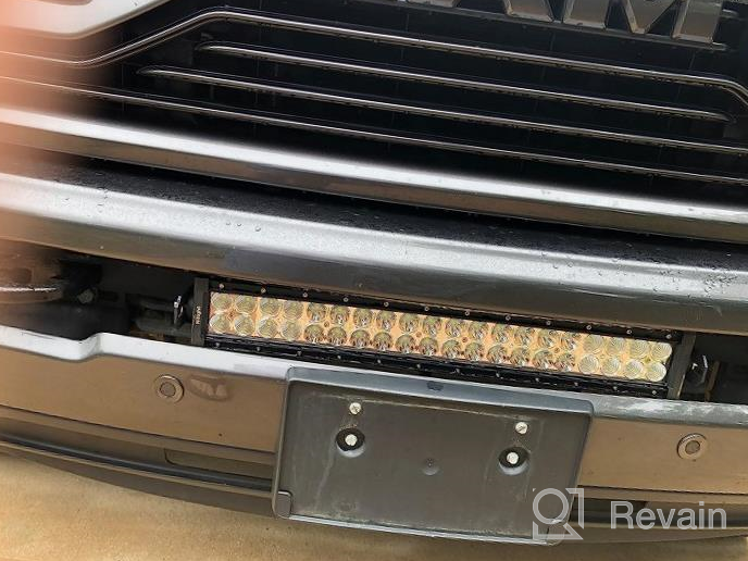 img 1 attached to 22Inch 150W Spot Flood Combo Beam Amber White LED Work Light Bar For Offroad SUV ATV UTV Pickup Truck Boat By Nilight - 2 Years Warranty review by Russell Smith
