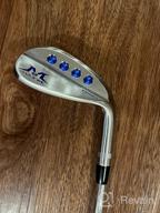 img 1 attached to MAZEL Individual Golf Wedges - Forged Sand Wedge, Gap Wedge, And Lob Wedge For Men In 48, 52, 54, 56, 58, And 60 Degree Options - Improved Spin With Milled Face - Right Handed - Steel Color review by Steven Thelin