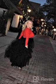 img 5 attached to Women'S Long Maxi Tulle Skirt - Perfect For Weddings, Special Occasions & Nights Out!