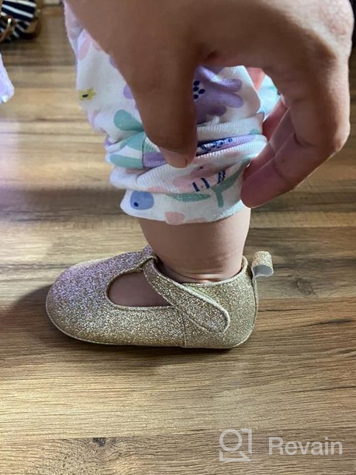 img 1 attached to Stylish Otter MOMO Toddler Flower Girl 👠 Dress Shoes: Perfect for School, Parties & Weddings! review by Melissa Brown