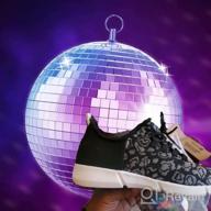 img 1 attached to Festive Holiday Boys' Sneakers with Flashing Lights for Christmas and Halloween review by Bill Dooley