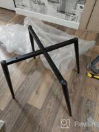картинка 2 прикреплена к отзыву 🪑 Flex STOOL GROUP Chair, metal/velor, metal, blue/black color от elina Sophie ᠌