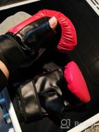 img 1 attached to Professional Kickboxing Gloves For Men And Women - Rehomy Muay Thai Sparring Training Gloves, Ideal For Fighting And Fitness review by David Pearson