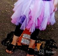 img 1 attached to Add A Splash Of Colors To Your Little Girl'S Wardrobe With DXTON Rainbow Flower Tulle Skirt review by Leslie Whitehorn