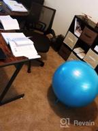 img 1 attached to Improve Posture And Balance With WALIKI Adult Size Stability Chair Ball For School & Office review by Cesar Rios