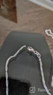 img 1 attached to Sterling Silver Italian 2MM, 3MM Rope Chain Necklace For Women & Men - 18", 20", 22", 24" And 26" Lengths review by Tony Fuchs