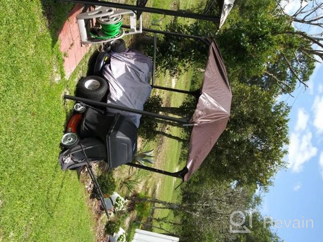 img 1 attached to TANG Sunshades Depot 8 X 10 Feet Super Heavy Duty 16 Mil Waterproof Brown Tarp Multi Purpose Waterproof Poly Tarp Cover Reinforced Rip-Stop With Grommets review by Jeffrey Connel