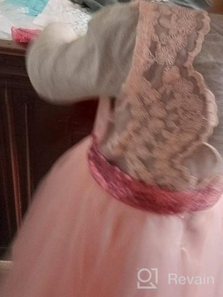 img 1 attached to Floral Wedding Dresses for 🌸 Little Girls - Years of Clothing review by Taj Tyagi