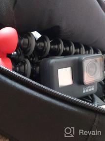 img 7 attached to Комплект GoPro Hero 7 Black - Дополнительный аккумулятор + Чехол Super Suit Dive + карта памяти 64 Гб - Упаковка для электронной коммерции - Водонепроницаемая цифровая экшн-камера с сенсорным экраном, видео 4K HD, фото 12 Мп, прямая трансляция и стабилизация