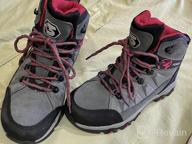 img 1 attached to Sleek And Waterproof: Foxelli Women'S Suede Leather Hiking Boots For Comfortable Trekking review by Jon Delgado