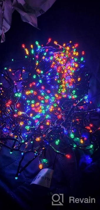 img 1 attached to Create Magical Ambiance With Quntis LED Cluster String Lights - Multicolor Firecrackers With 8 Modes For Your Home Holiday, Wedding Or Party Decoration! review by Viswanath Badasz