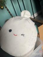 img 1 attached to 14-Inch White Dumpling Plush - Add Dash To Your Squad With Winky Eye Squishmallow By Kelly Toy! review by Adam Cummings