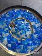 img 1 attached to 10 Pounds High Luster Dark Blue Fire Glass For Natural Or Propane Fire Pit, Fireplace And Landscaping - By Fireglass review by Jeremy Reddick