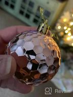 img 1 attached to 34Pcs Gold Christmas Tree Ball Ornaments 2.36" - Shatterproof Decorations For Home, Party & Garlands Wreaths With Hanging Hooks Included review by Ryan Hill
