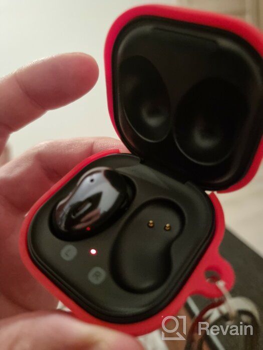 img 1 attached to Samsung Galaxy Buds Live TWS Earbuds with Active Noise Cancellation, Bluetooth 5.0, 12mm Drivers, Compatible with iOS & Android - SM-R180 (Buds Only, Mystic Blue Limited Edition) review by Hideo Tsuchida ᠌