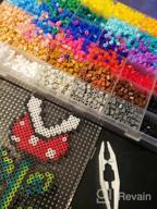 img 1 attached to Meland Fuse Beads Kit - 24000Pcs Of 24 Color 5MM Iron Beads Set With Pegboards - Perfect Craft Gift For Kids On Birthdays & Christmas! review by Daniel Ortiz