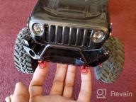 img 1 attached to INJORA RC Front Bumper Metal With LED Lights For 1/10 Crawler Axial SCX10 90046 SCX10 III AXI03007 TRX-4 review by Bernadette Hardy
