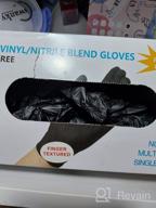 img 1 attached to Gloves Wally Plastic nitrile, 50 pairs, size S, color blue review by Ada Dylewska ᠌