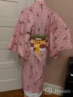 img 1 attached to Halloween Costume For Women - Kamado Cosplay Outfit With Kimono Haori And Bamboo - Available In US Sizes review by Donald Manipole
