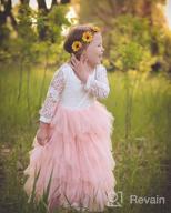 img 1 attached to 👸 Princess Birthday Party Dresses - Tutu Lace Cake Dress Skirts for Flower Girls review by Adam Cummings