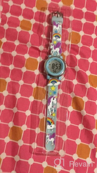 img 1 attached to VAPCUFF 3D Cartoon Waterproof Watches with Alarm for Girls - Best Toys Gifts for Girls Age 3-10: Improved SEO review by Stephanie Collins