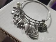 img 1 attached to M MOOHAM Expandable Charm Bracelet - Perfect Birthday Gift for Women and Girls: 10th to 90th, Friend, Mom, Daughter, Wife, Grandma review by Tony Basler