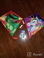 img 1 attached to Dazzle Your Kids With HONBO Diamond Kites Featuring Skull Design review by Michael Paquette