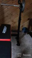 img 1 attached to Olympic Weight Bench With Rack, 330Lbs Adjustable Home Gym Workout Set For Full Body Exercise - Leg Developer, Preacher Curl & Bench Press review by Brian Rogers