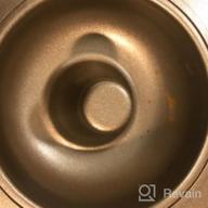 img 1 attached to Get Creative In The Kitchen With Beasea Donut Pan 2 Pack - Non-Stick 6 Cavity Baking Pans For Full-Size Donuts, Bagels, And More! review by Jason Clemons