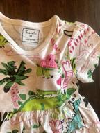 img 1 attached to Frogwill Dinosaur Sleeve Summer Casual 🐸 Girls' Clothing: Perfect for Fun and Style! review by Robin Williams