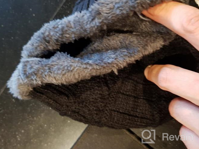 img 1 attached to 🧢 Stay Warm in Style: Wilker Winter Beanie Screen Mittens for Boys' Winter Accessories review by Leonard Henry