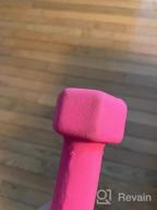 img 1 attached to Set Of 2 Anti-Slip, Anti-Roll Hex Shape Rubber Dumbbells With 8 Color Options - Portzon review by Isaac Ismail