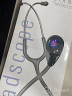img 1 attached to Black ADC Adscope 603BK: Premium Stainless Steel Clinician Stethoscope With Tunable AFD Technology And Improved SEO, Product Code 3001697 review by Curtis Sherman