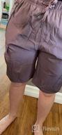 img 1 attached to Stay Active In Style: MOCOLY Hiking Cargo Shorts For Women - Quick-Dry And Lightweight With Zipper Pockets review by Heather Genevish